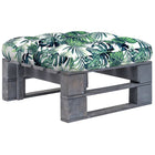 Garden stool pallet impregnated pine grey