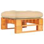 Tuinhocker grenenhout honingbruin 60x60x25 cm