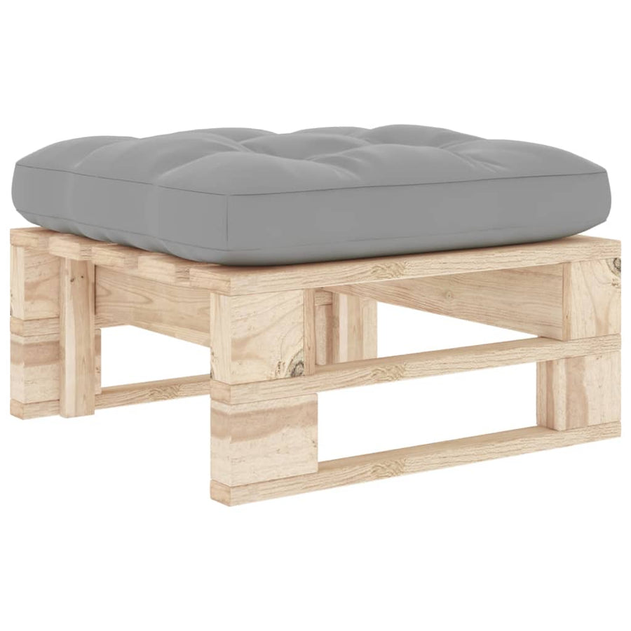 Tuinhocker Pallet Geïmpregneerd Grenenhout Bladpatroon