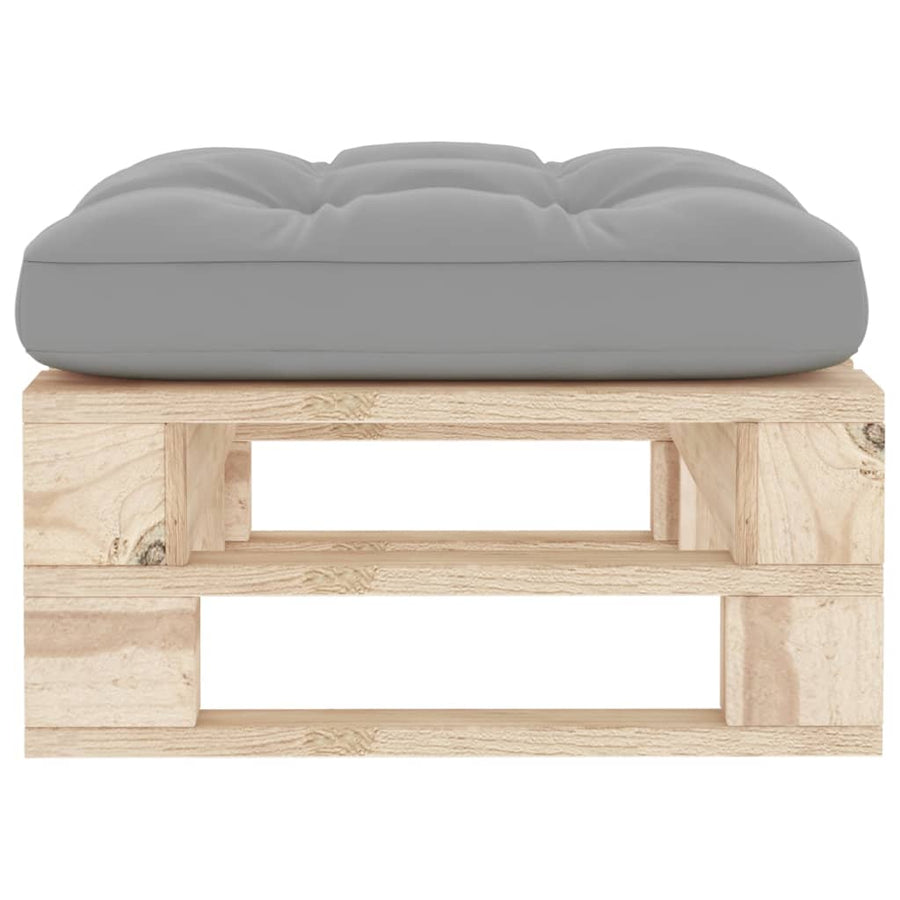 Tuinhocker Pallet Geïmpregneerd Grenenhout Bladpatroon