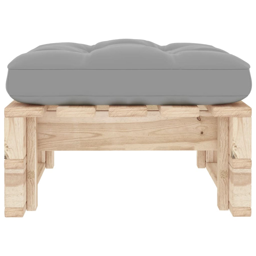 Tuinhocker Pallet Geïmpregneerd Grenenhout Bladpatroon