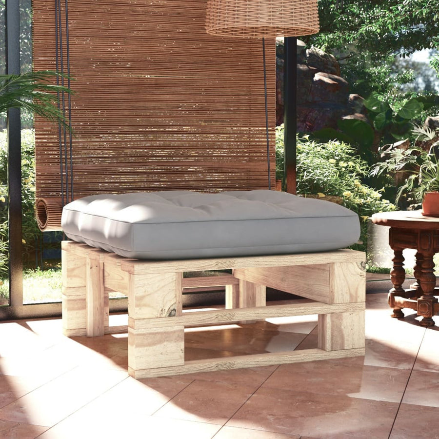 Tuinhocker Pallet Geïmpregneerd Grenenhout Bladpatroon