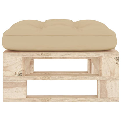 Tuinhocker Pallet Geïmpregneerd Grenenhout Beige 1 Bruin