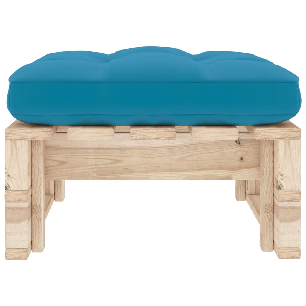 Tuinhocker Pallet Geïmpregneerd Grenenhout Bladpatroon