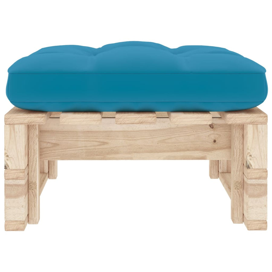Tuinhocker Pallet Geïmpregneerd Grenenhout Bladpatroon