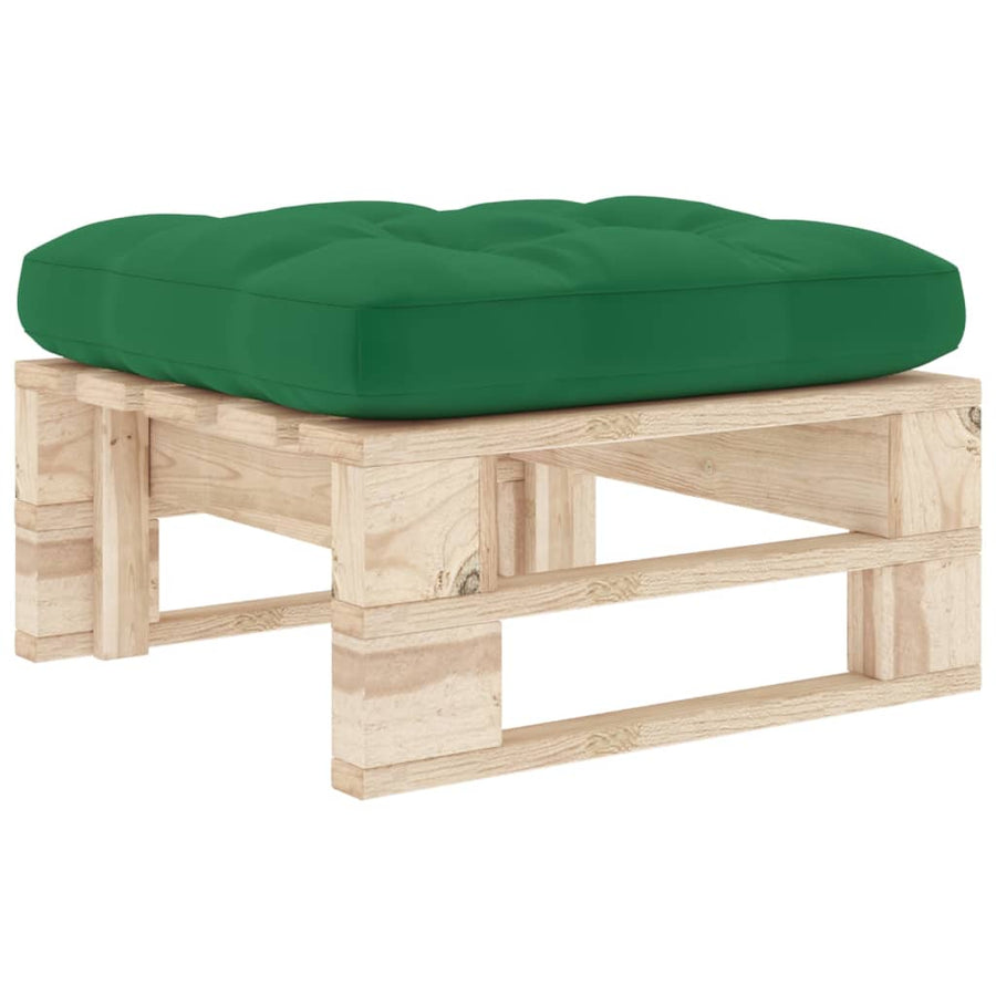 Tuinhocker Pallet Geïmpregneerd Grenenhout Bladpatroon