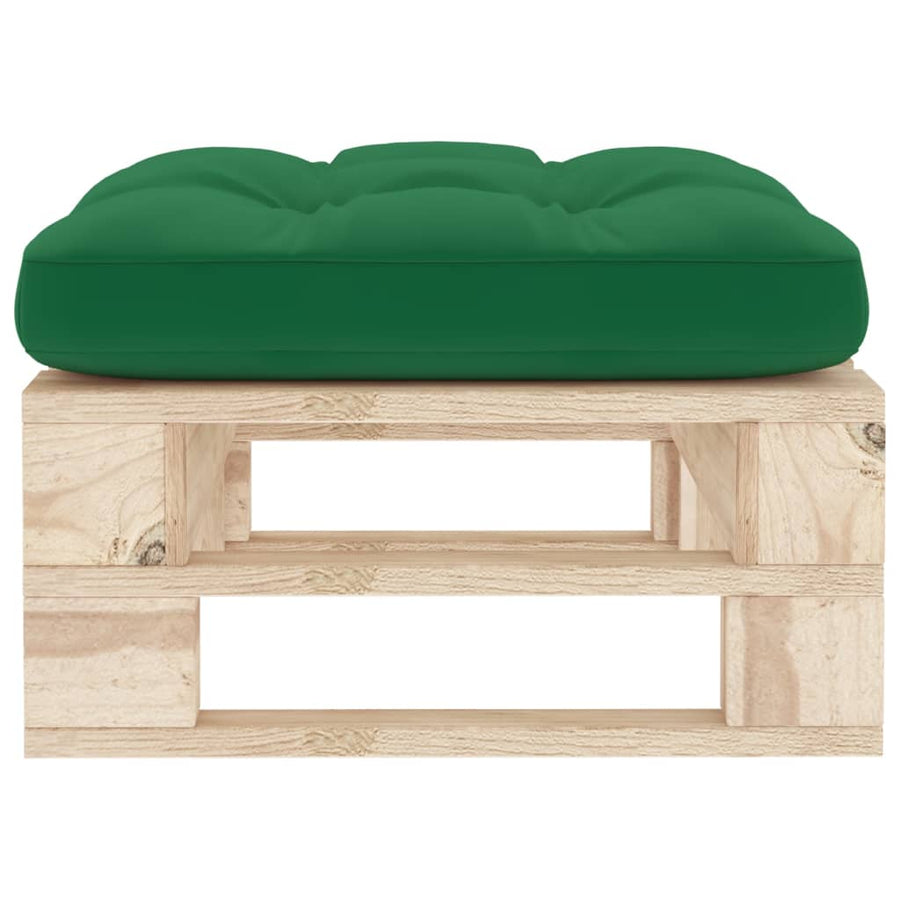 Tuinhocker Pallet Geïmpregneerd Grenenhout Bladpatroon
