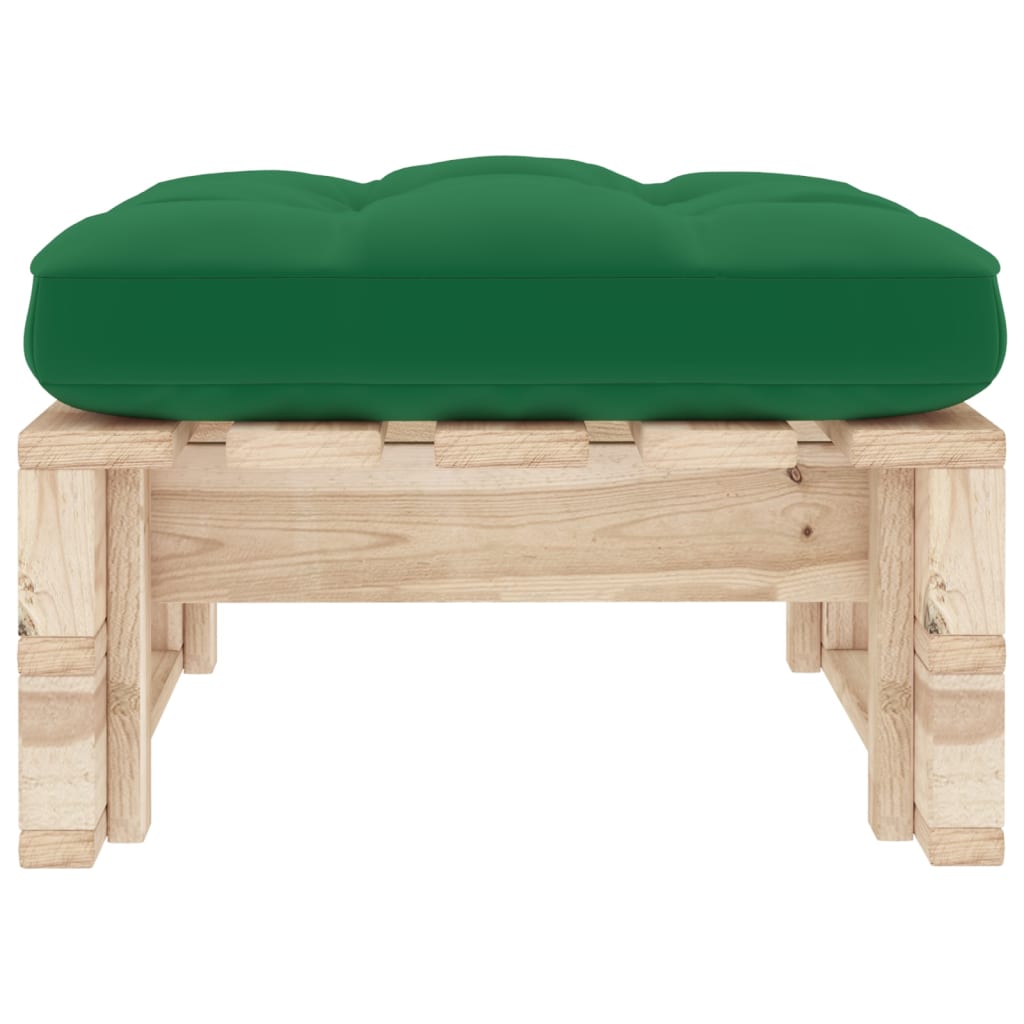 Tuinhocker Pallet Geïmpregneerd Grenenhout Bladpatroon