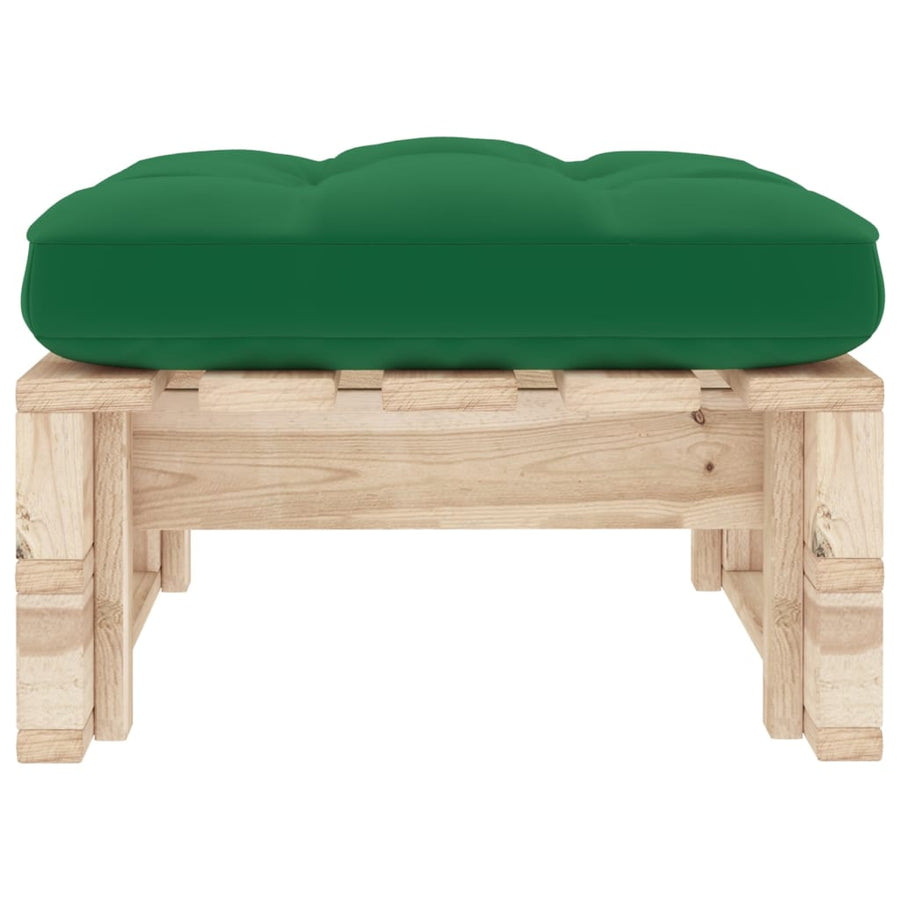Tuinhocker Pallet Geïmpregneerd Grenenhout Bladpatroon
