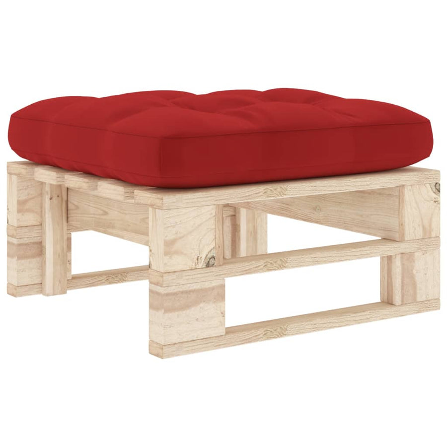 Tuinhocker Pallet Geïmpregneerd Grenenhout Bladpatroon