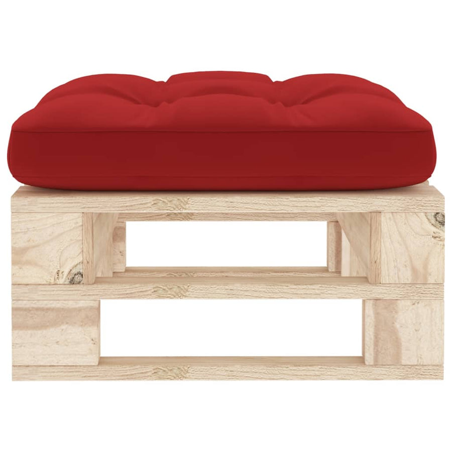 Tuinhocker Pallet Geïmpregneerd Grenenhout Bladpatroon