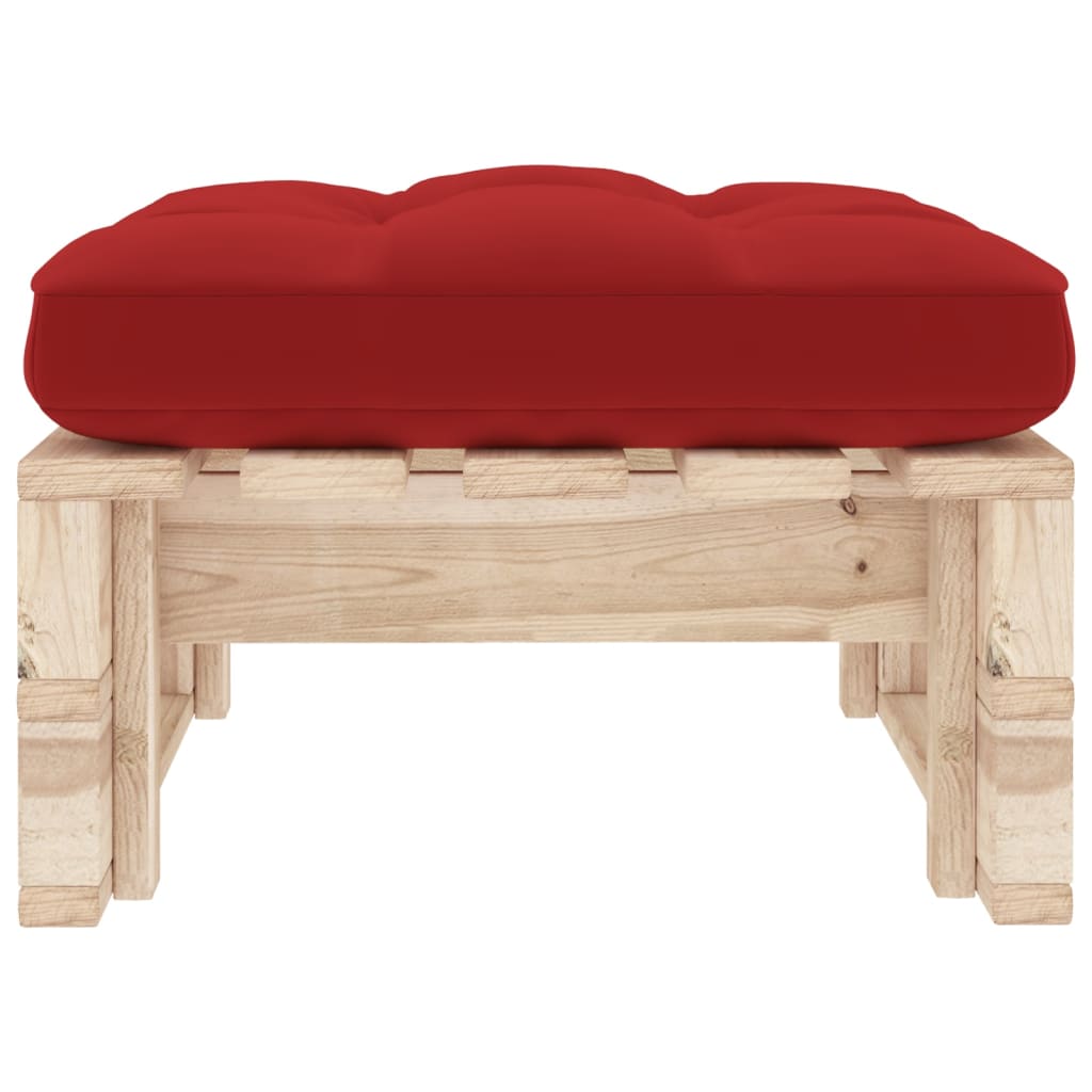 Tuinhocker Pallet Geïmpregneerd Grenenhout Bladpatroon