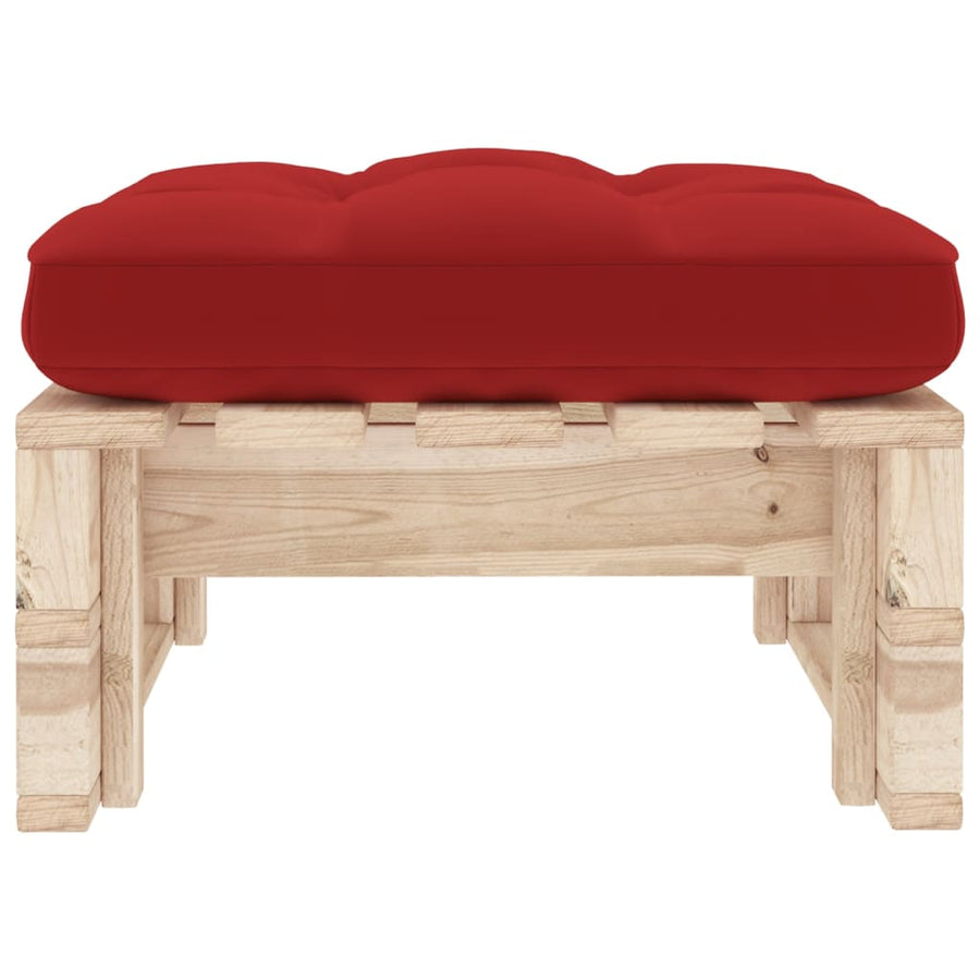 Tuinhocker Pallet Geïmpregneerd Grenenhout Bladpatroon