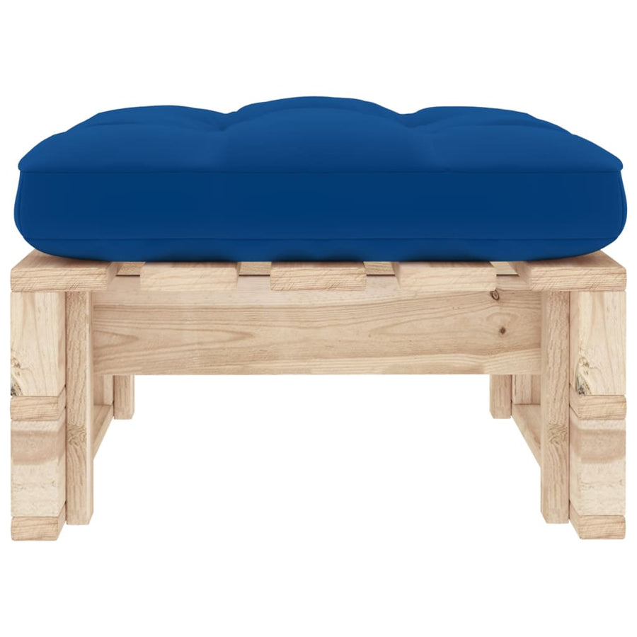 Tuinhocker Pallet Geïmpregneerd Grenenhout Bladpatroon