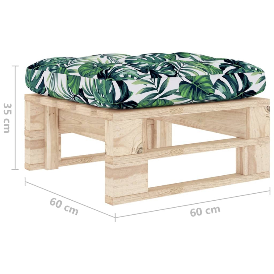 Tuinhocker Pallet Geïmpregneerd Grenenhout Heldergroen