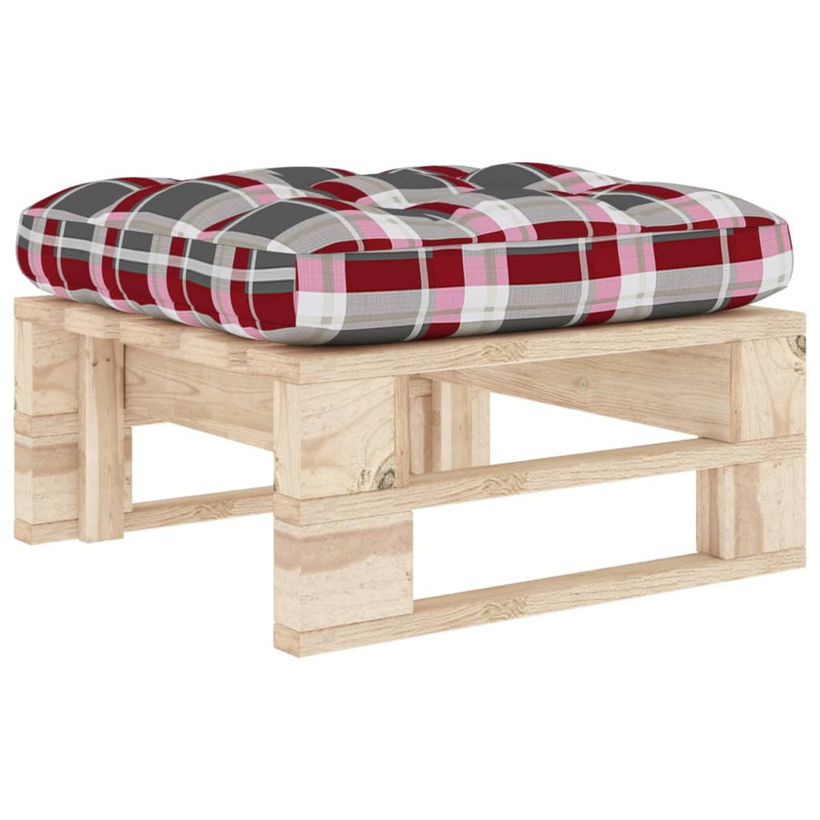 Tuinhocker Pallet Geïmpregneerd Grenenhout Bladpatroon
