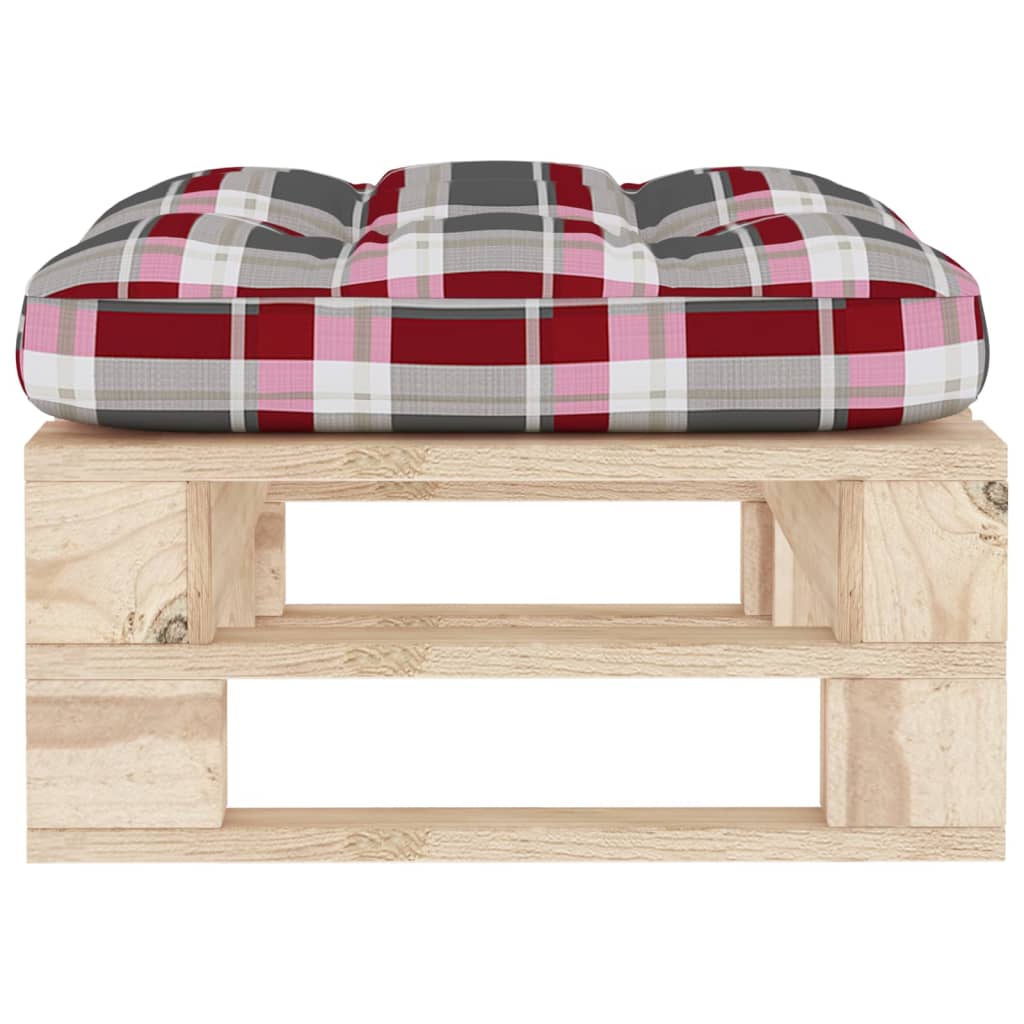 Tuinhocker Pallet Geïmpregneerd Grenenhout Bladpatroon