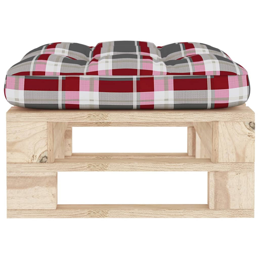 Tuinhocker Pallet Geïmpregneerd Grenenhout Bladpatroon