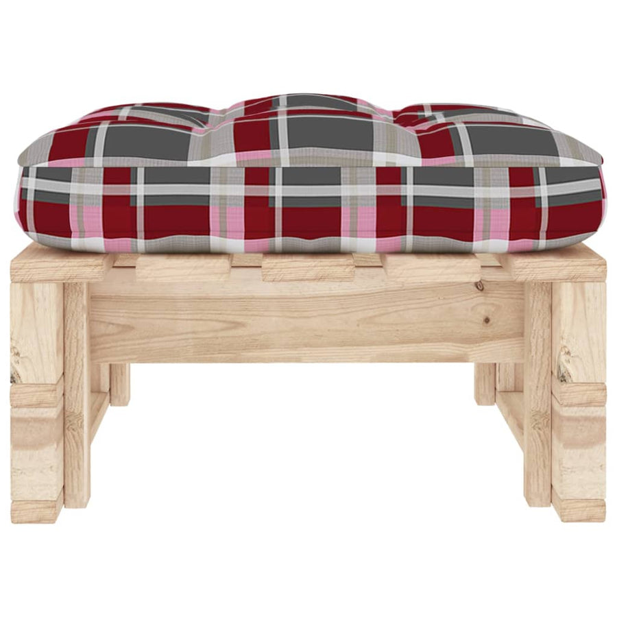 Tuinhocker Pallet Geïmpregneerd Grenenhout Bladpatroon