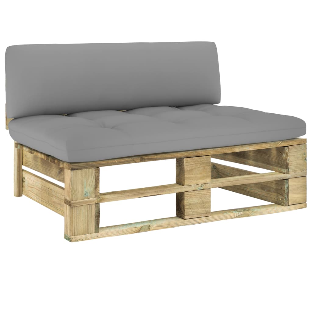 Tuin Pallet Geïmpregneerd Grenenhout Grijs