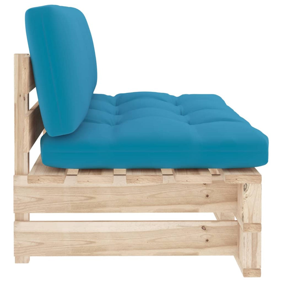 Tuinmiddenbank pallet geïmpregneerd grenenhout