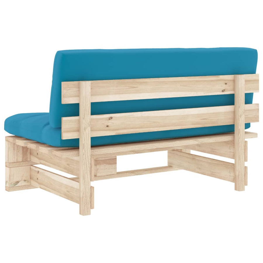 Tuinmiddenbank pallet geïmpregneerd grenenhout