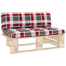 Tuinmiddenbank pallet geïmpregneerd grenenhout 1 Bruin