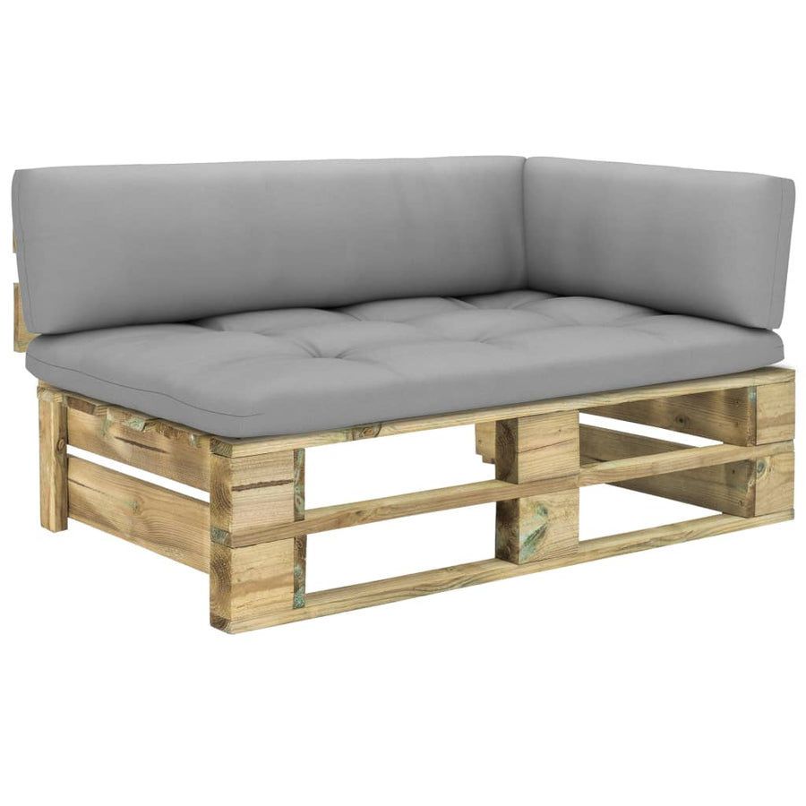 Tuin Pallet Geïmpregneerd Grenenhout Grijs