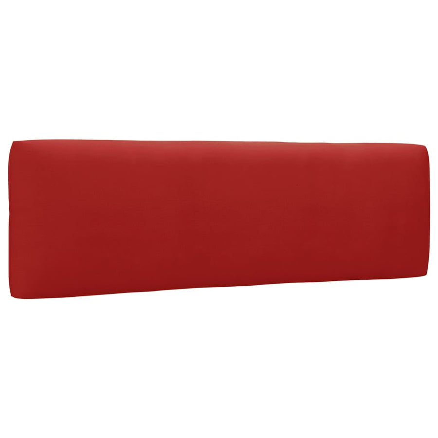 Tuinhoekbank Pallet Geïmpregneerd Grenenhout Rood 1