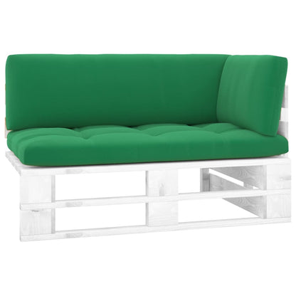 Tuinhoekbank Pallet Geïmpregneerd Grenenhout Groen 1