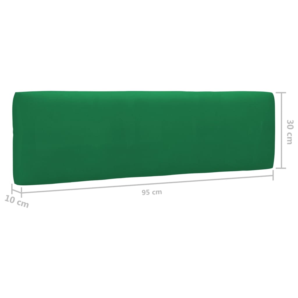 Tuinhoekbank Pallet Geïmpregneerd Grenenhout Groen 1