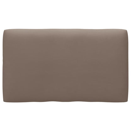 Tuinhoekbank Pallet Geïmpregneerd Grenenhout Taupe 1 Zwart