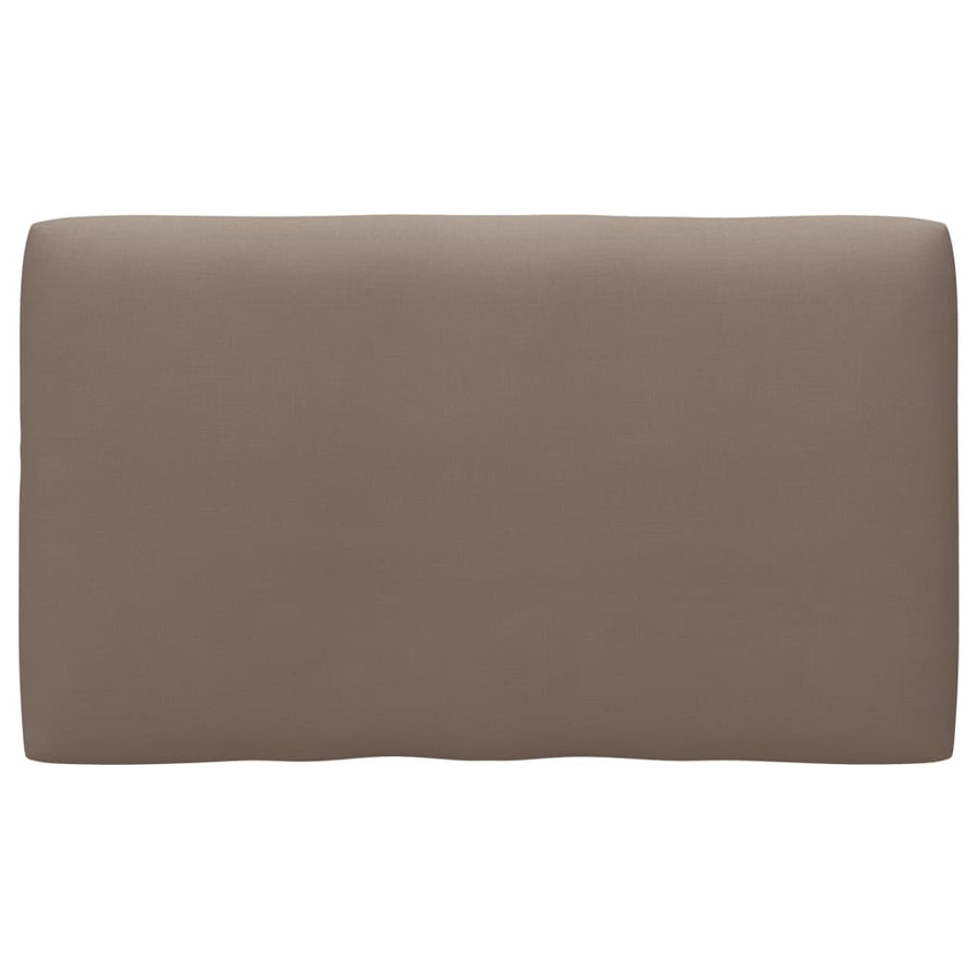 Tuinhoekbank Pallet Geïmpregneerd Grenenhout Taupe 1 Zwart