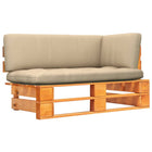 Tuinhoekbank grenenhout honingbruin 110x65x55 cm
