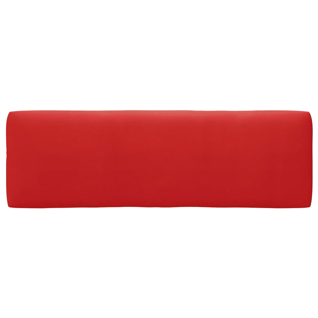 Tuinhoekbank Pallet Geïmpregneerd Grenenhout Rood 1