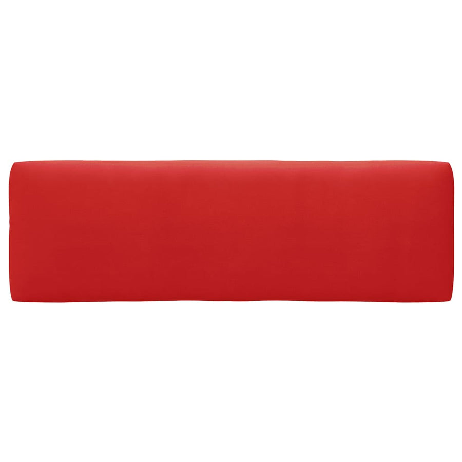 Tuinhoekbank Pallet Geïmpregneerd Grenenhout Rood 1