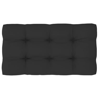 Tuinhoekbank Pallet Geïmpregneerd Grenenhout Zwart 1