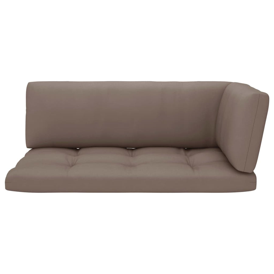 Tuinhoekbank Pallet Geïmpregneerd Grenenhout Taupe 1 Honingbruin