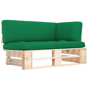Tuinhoekbank geïmpregneerd grenenhout 110x65x55 cm
