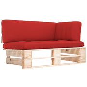 Garden corner sofa pallet impregnated pinewood
