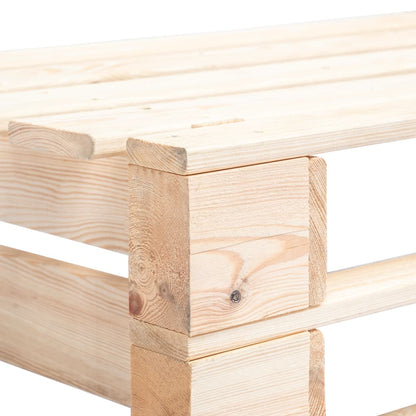 Tuinhoekbank pallet geïmpregneerd grenenhout Bruin Hoekbank