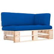 Garden corner sofa pallet impregnated pinewood