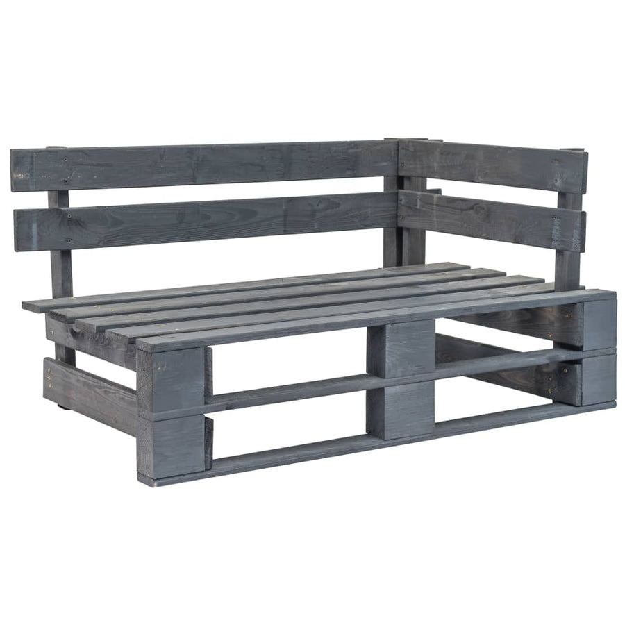 Pallet Met Kussens Geïmpregneerd Grenenhout Taupe 1