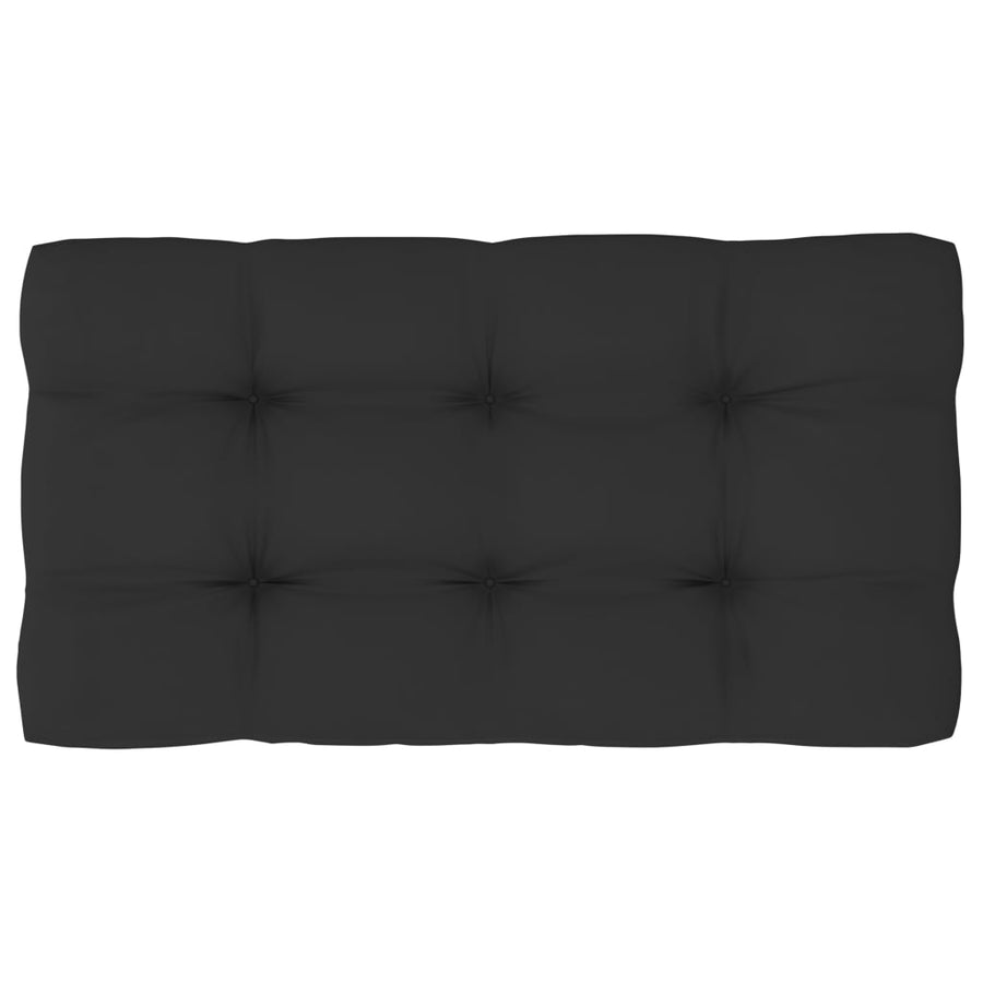 Pallet Met Kussens Geïmpregneerd Grenenhout Zwart Zwart