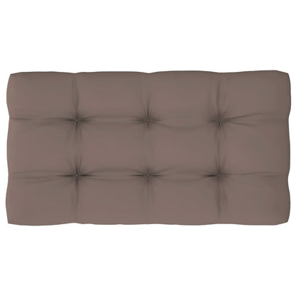 Pallet Met Kussens Geïmpregneerd Grenenhout Taupe 1