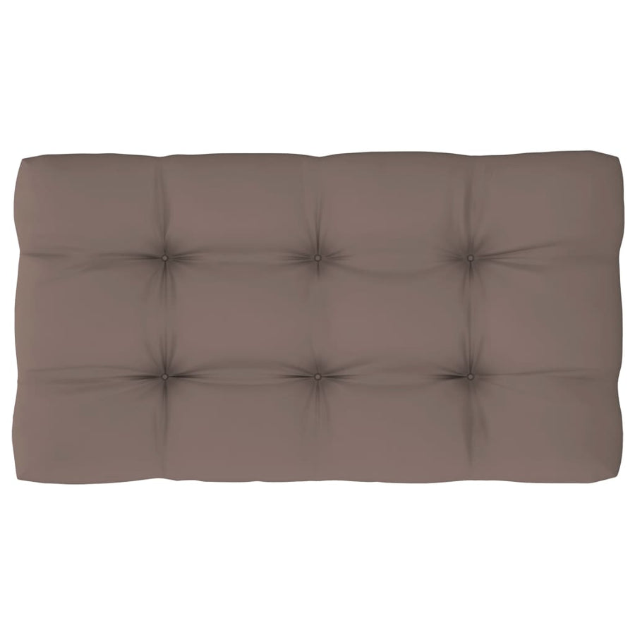 Pallet Met Kussens Geïmpregneerd Grenenhout Taupe 1