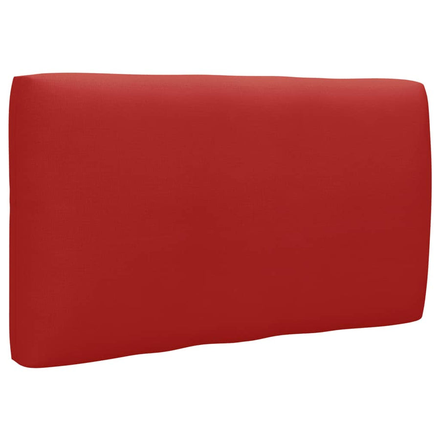 Pallet Met Kussens Geïmpregneerd Hout Rood 1