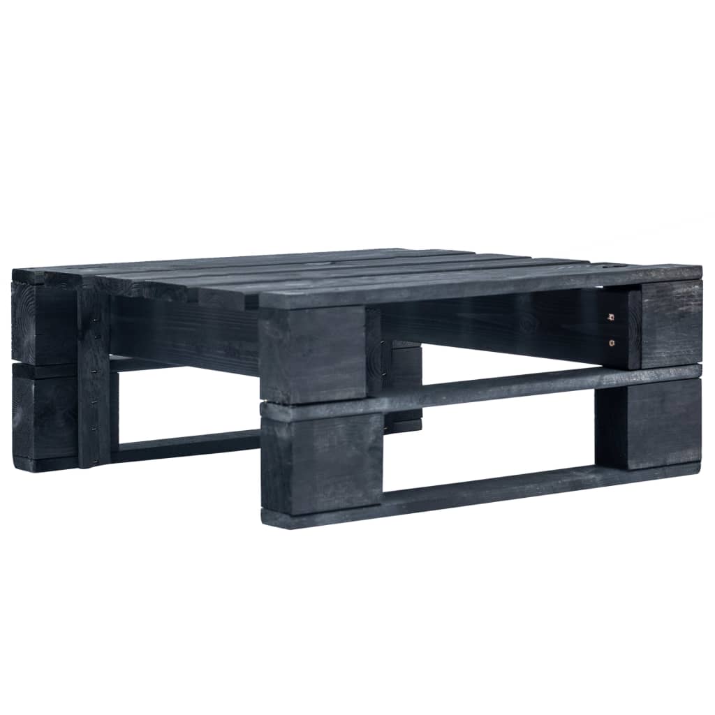 4-Delige Loungeset Pallet Met Kussens Geïmpregneerd Hout Grijs 1