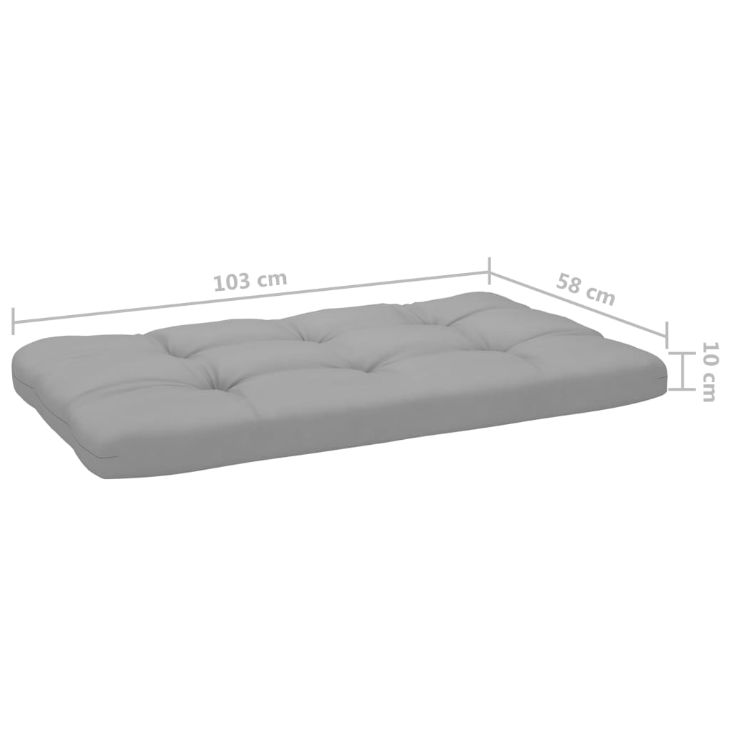 4-delige Loungeset pallet honingbruin geïmpregneerd grenenhout