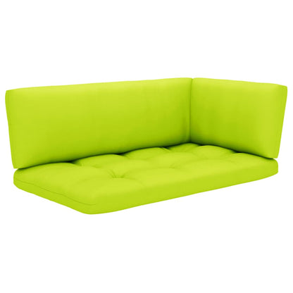 4-Delige Loungeset Pallet Met Kussens Geïmpregneerd Grenenhout Heldergroen 1